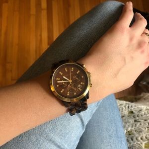 Michael Kors Tortoise Shell Watch ✨